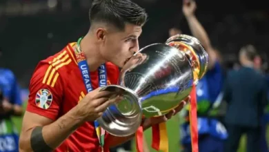 بعد تتويجه باليورو 2024 : ألفارو موراتا إلي ميلان