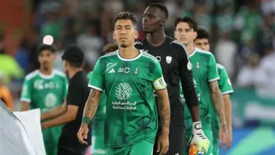 مباراة الأهلي والغرافة في ودية