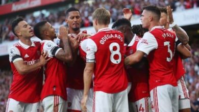 مباراة آرسنال وبرايتون في الدوري الإنجليزي 2025