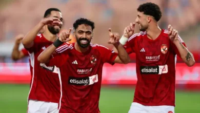 مباراة الأهلي والمقاولون العرب في الدوري المصري