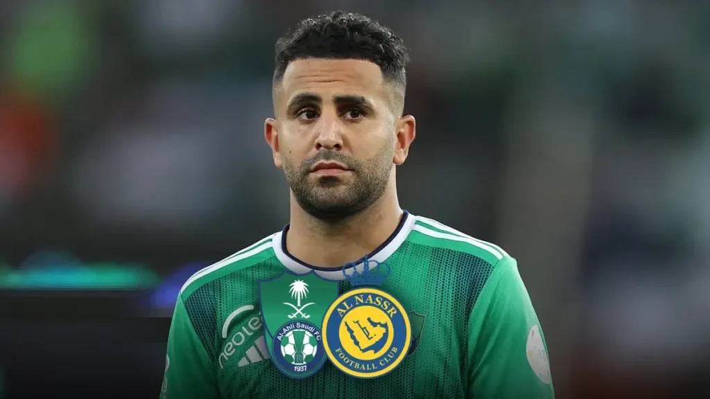 رياض محرز الأهلي ضد النصر