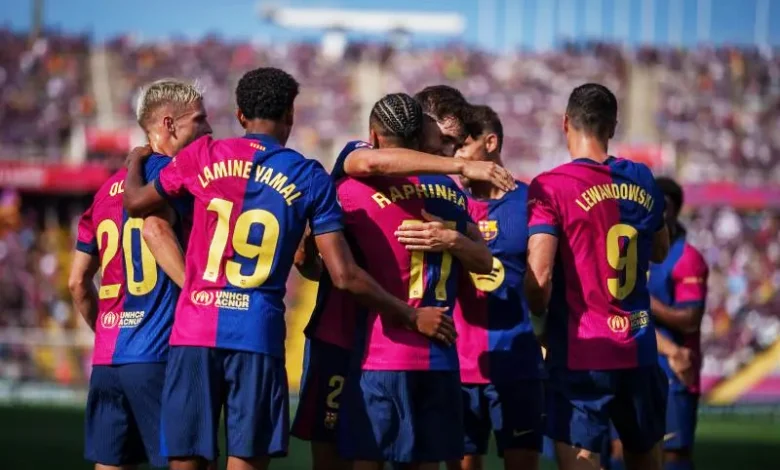 مباراة برشلونة وألافيس في الدوري الاسباني