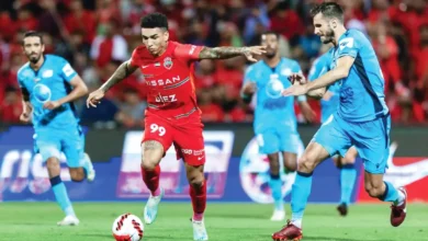 مباراة بني ياس وشباب الأهلي