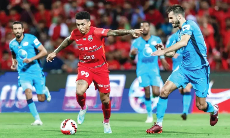 مباراة بني ياس وشباب الأهلي