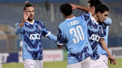 مباراة بيراميدز والجونة في الدوري المصري الجولة 7