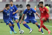 مباراة الكويت والبحرين في نصف نهائي خليجي 26