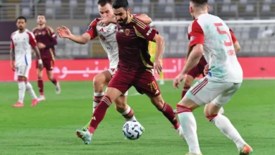 مباراة الشارقة والوحدة في إياب ربع نهائي كأس أبو ظبي الإسلامي