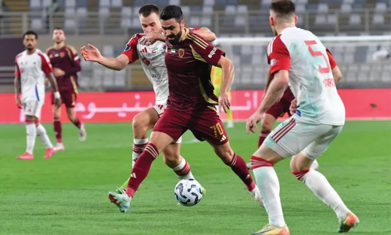 مباراة الشارقة والوحدة في إياب ربع نهائي كأس أبو ظبي الإسلامي