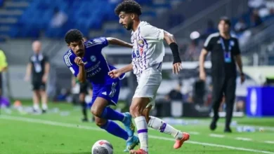 مباراة العين والنصر في الدوري الإماراتي