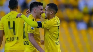 مباراة الوصل واتحاد كلباء في الدوري الإماراتي