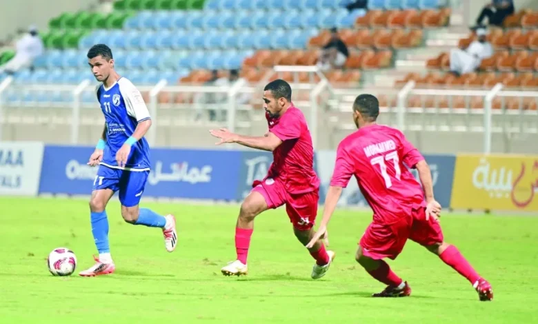 صحم ضد عمان: مباراة في دوري المحترفين العماني