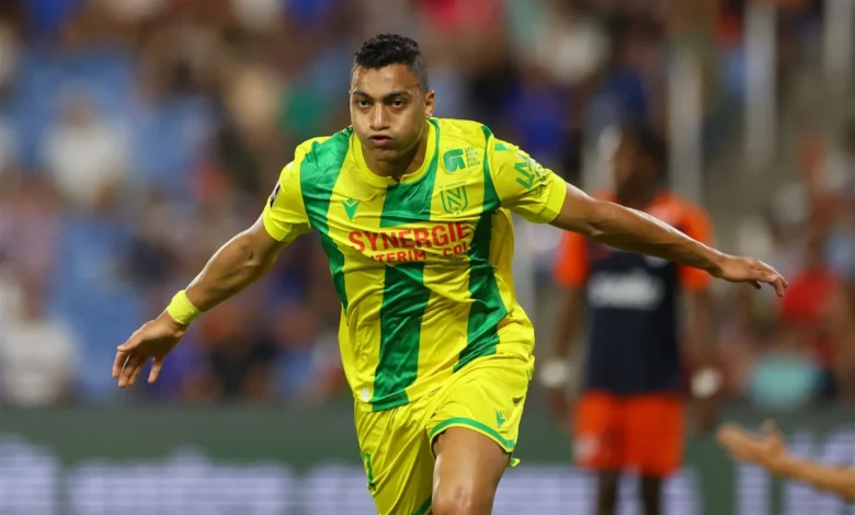 نانت وأولمبيك ليون في مباراة صعبة بمشاركة مصطفي محمد في الدوري الفرنسي