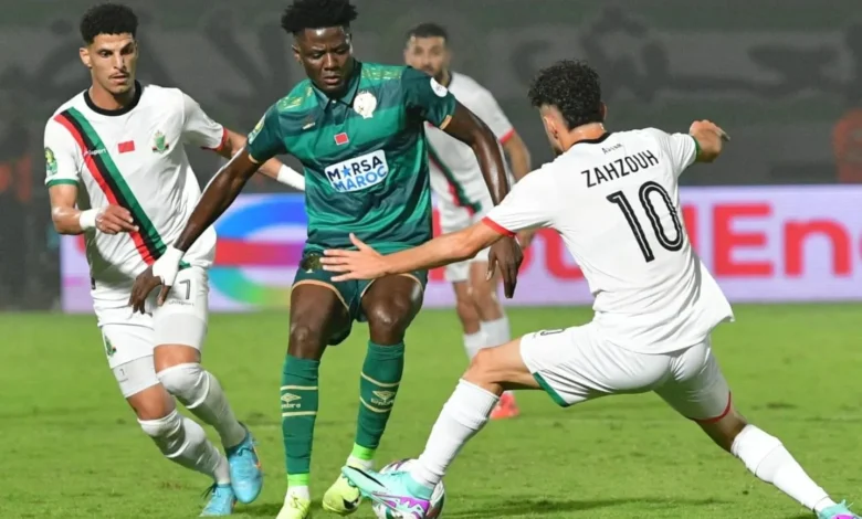 مباراة الجيش الملكي والرجاء الرياضي في دوري أبطال أفريقيا