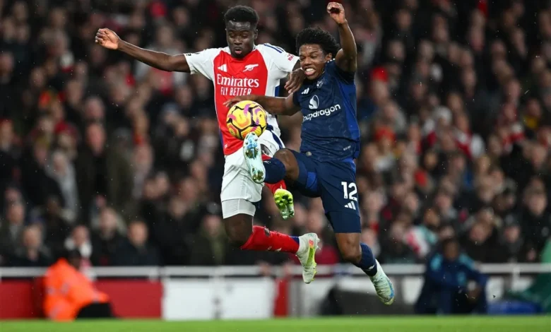 مباراة آرسنال ومانشستر يونايتد في الدور الثالث من كأس الاتحاد الإنجليزي