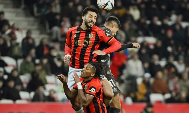 مباراة نيس وريمس بمشاركة محمد عبد المنعم في الدوري الفرنسي