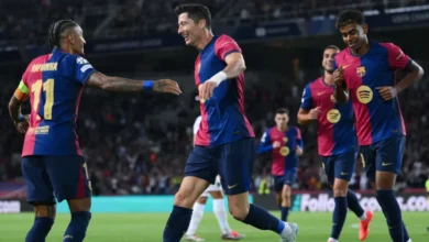 مباراة برشلونة وبارباسترو في كأس ملك إسبانيا