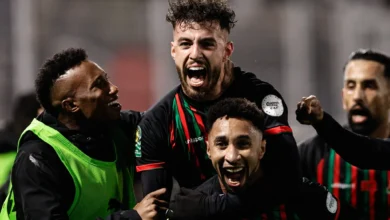 مباراة الجيش الملكي وصن داونز الجنوب أفريقي في الجولة الأخيرة من دوري الأبطال