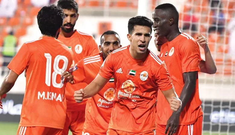 مباراة اتحاد كلباء وعجمان في صراع مهم على نقاط الدوري الإماراتي