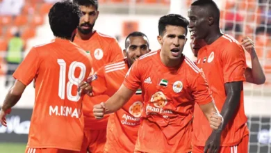 مباراة اتحاد كلباء وعجمان في صراع مهم على نقاط الدوري الإماراتي