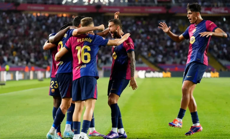 مباراة برشلونة وأتلتيك بلباو في نصف نهائي كأس السوبر الإسباني 2025