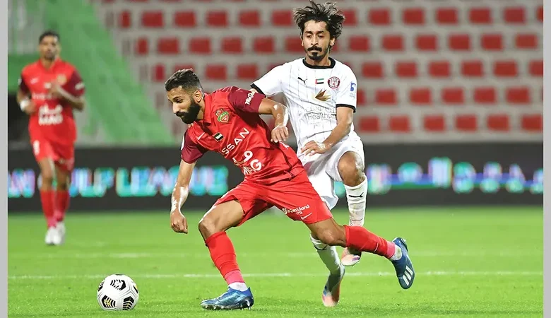 مباراة شباب الأهلي والجزيرة في الدوري الإماراتي