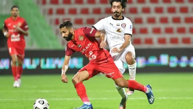 مباراة شباب الأهلي والجزيرة في الدوري الإماراتي