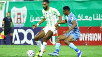 العروبة ضد دبا الحصن في مباراة الهروب من مراكز الهبوط في الدوري الإماراتي