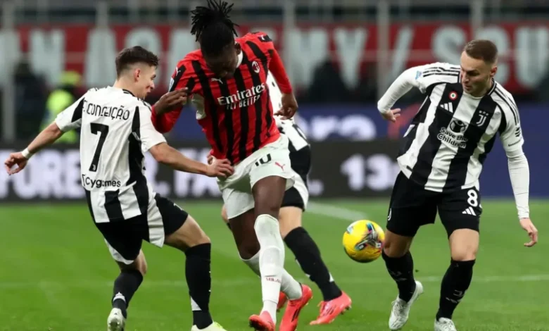 مباراة يوفنتوس وميلان في نصف نهائي كأس السوبر الإيطالي