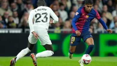 التشكيل الرسمي لمباراة برشلونة ضد ريال مدريد