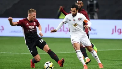 الجزيرة ضد الوحدة في الدوري الإماراتي