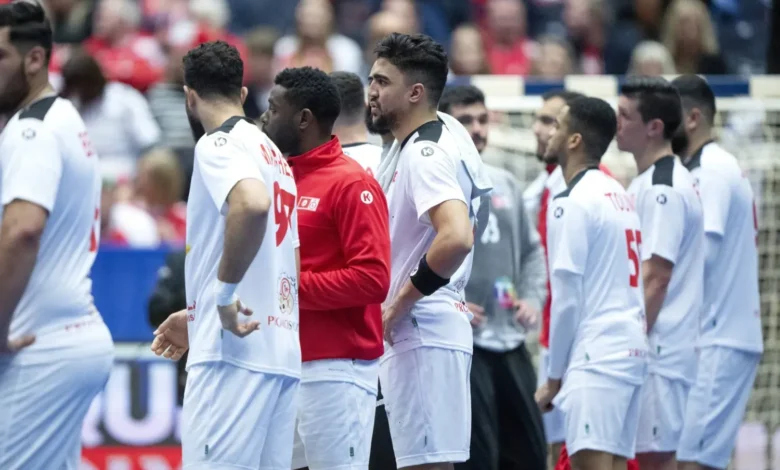 تونس ضد الدنمارك في كاس العالم لكرة اليد