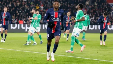 مباراة باريس سان جيرمان ضد إسبالي