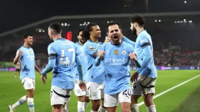 مباراة مانشستر سيتي ضد إيبسويتش تاون في الدوري الإنجليزي