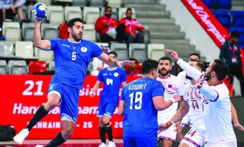منتخب الكويت ضد منتخب قطر في كأس العالم لكرة اليد