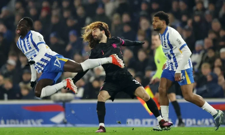 برايتون يسحق تشيلسي بثلاثية نظيفة.. ليلة سوداء للبلوز في فالمر