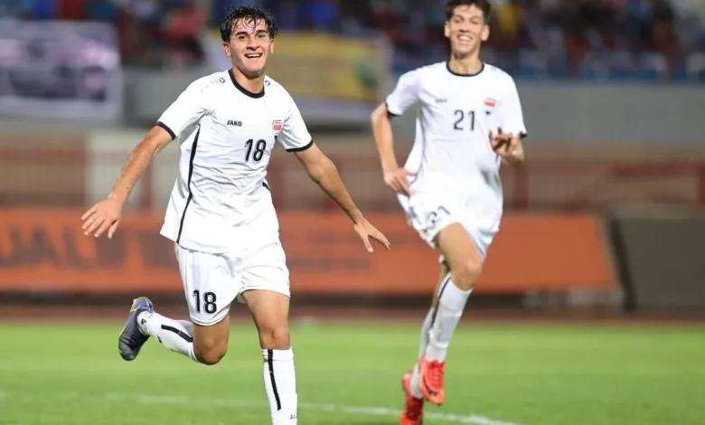 مباراة العراق ضد السعودية في كأس آسيا للشباب الجولة الثانية