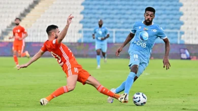 مباراة عجمان ضد بني ياس في الدوري الإماراتي