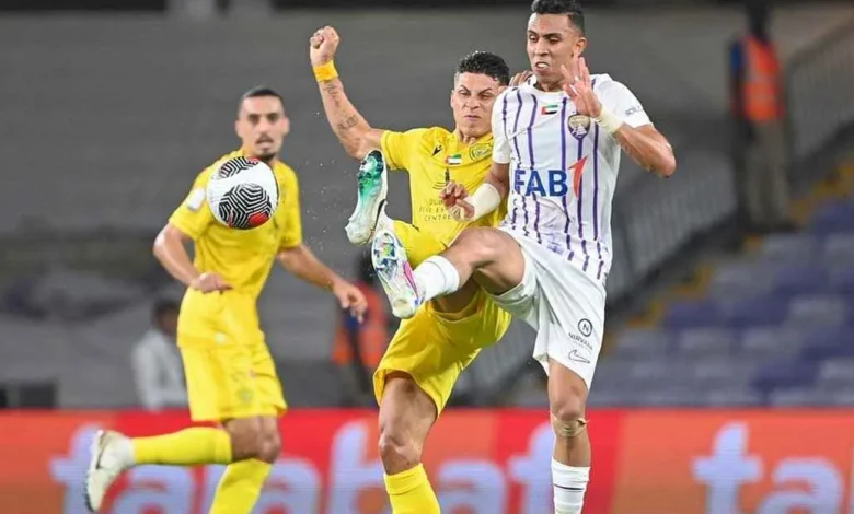 مباراة العين ضد الوصل اليوم في دوري أدنوك الإماراتي