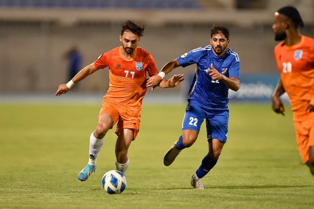 مباراة كاظمة والتضامن في الدوري الكويتي