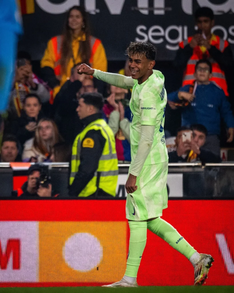 لامين يامال برشلونة 5-0 فالنسيا