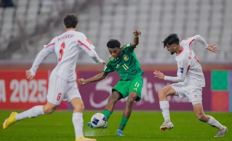 مباراة الأردن ضد السعودية اليوم في الجولة الأولي لكأس آسيا للشباب 1-0