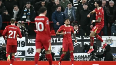 مباراة ليفربول ونيوكاسل يونايتد اليوم (2-0) في الدوري الإنجليزي