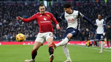 مباراة مانشستر يونايتد وتوتنهام 0-1 اليوم في الجولة الـ 25 من الدوري الإنجليزي 2025