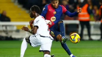 ترتيب الدوري الإسباني بعد فوز برشلونة علي رايو فاليكانو