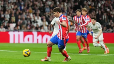 مباراة ريال مدريد وأتلتيكو مدريد 1-0 اليوم