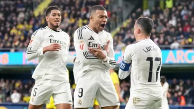 مباراة ريال مدريد وفياريال 2-1 في مباراة الجولة 28 من الدوري الإسباني