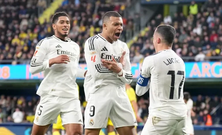 مباراة ريال مدريد وفياريال 2-1 في مباراة الجولة 28 من الدوري الإسباني