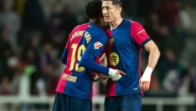 مباراة برشلونة وجيرونا اليوم بالجولة 29 من 1-0 الدوري الإسباني