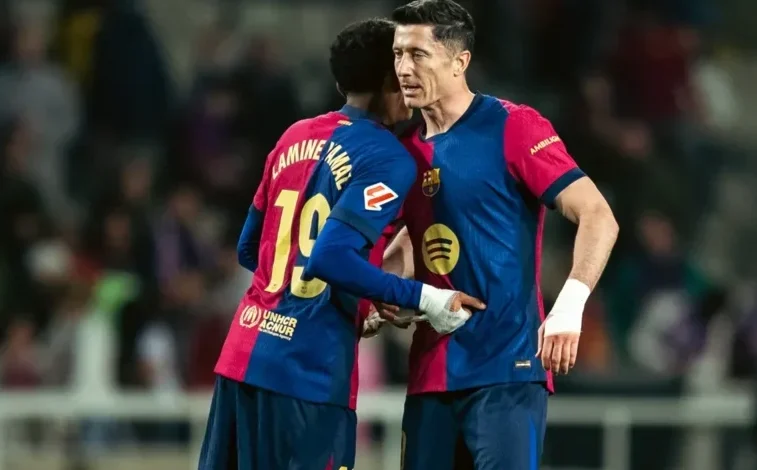 مباراة برشلونة وجيرونا اليوم بالجولة 29 من 1-0 الدوري الإسباني