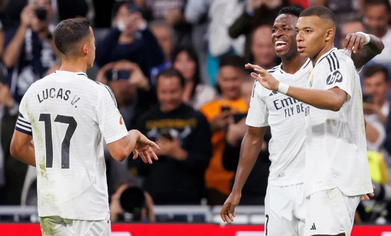 مبابي وفينيسيوس يقودان ريال مدريد في مواجهة أتلتيكو مدريد بالأبطال